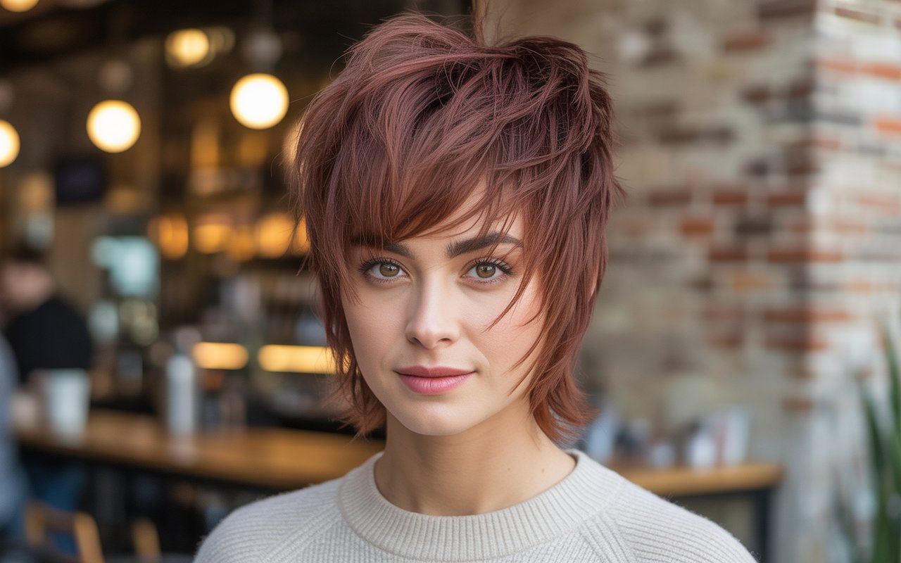wolf cut women